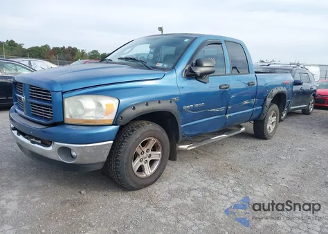 2006 Dodge Ram 1500 Slt/Trx4 Off Road/Sport из США, поврежденный, VIN 1D7HU18276J110121